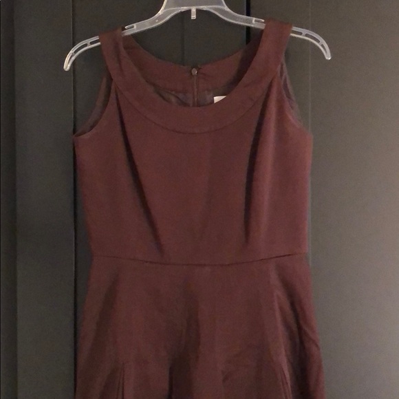 Vintage-style brown Calvin Klein dress full skirt - Picture 2 of 7